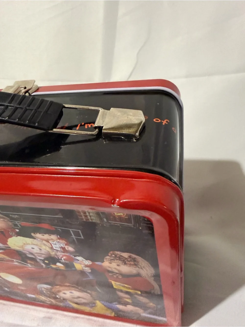 Red Cabbage Patch Kids Tin Lunch Box